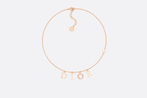 Dior Crystal Dio(R)evolution Chain Choker Necklace (SHF-YBDjzM) – LuxeDH