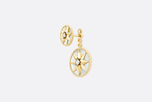 Load image into Gallery viewer, Rose Des Vents Earring • Yellow Gold, Diamonds and Mother-of-Pearl
