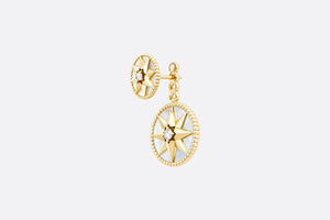 Rose Des Vents Earring • Yellow Gold, Diamonds and Mother-of-Pearl