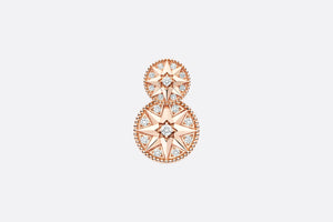 Rose Des Vents Earring • Pink Gold and Diamonds