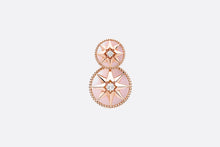 Load image into Gallery viewer, Rose Des Vents Earring • Pink Gold, Diamonds and Pink Opal
