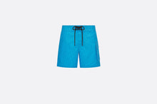 Load image into Gallery viewer, Dior Oblique Swim Shorts • Blue Technical Fabric
