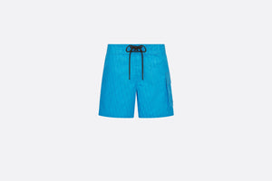Dior Oblique Swim Shorts • Blue Technical Fabric