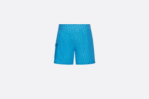 Dior Oblique Swim Shorts • Blue Technical Fabric