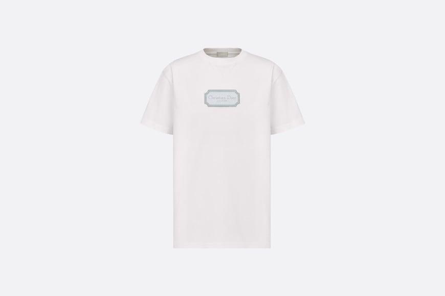 Relaxed-Fit T-Shirt • White Cotton Jersey