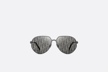Load image into Gallery viewer, CD Link A1U • Gray Mirrored Pilot Sunglasses with Dior Oblique Motif
