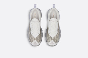 Dior Vibe Sneaker • Gray Dior Oblique Technical Fabric and Transparent Rubber
