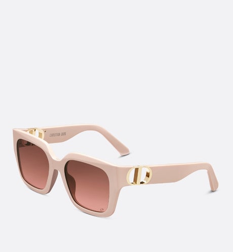 30Montaigne S8U • Beige-Pink Square Sunglasses