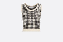 Load image into Gallery viewer, Twin-Set • Black and White Houndstooth Technical Cotton Knit
