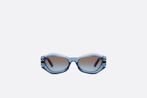DiorSignature B1U • Transparent Blue Butterfly Sunglasses
