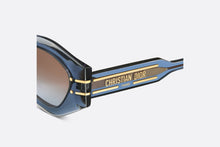 Load image into Gallery viewer, DiorSignature B1U • Transparent Blue Butterfly Sunglasses
