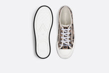 Load image into Gallery viewer, Walk&#39;n&#39;Dior Platform Sneaker • Beige and Black Cotton Embroidered with Plan de Paris Motif

