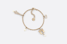 Load image into Gallery viewer, Plan de Paris Bracelet • Gold-Finish Metal and White Resin Pearls
