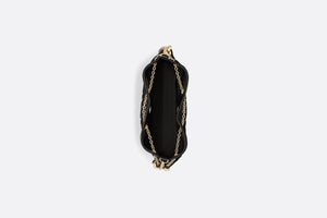 Medium Dior Ammi Bag • Black Supple Macrocannage Lambskin