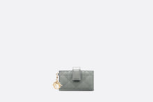 Load image into Gallery viewer, Lady Dior 5-Gusset Card Holder • Gray Stone Patent Cannage Calfskin
