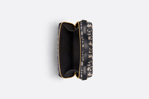 Monedero pequeño 30 Montaigne Voyageur Dior Oblique en jacquard