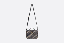 Load image into Gallery viewer, 30 Montaigne Box Bag with Chain • Blue Multicolor Dior Oblique Jacquard
